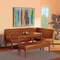 Baxton Studio Riordan Mid-Century Modern Tan Faux Leather and Walnut Brown Finished Wood 4-Piece Dining Nook Set 186-11361-10839-9305-Zoro - alternate 4